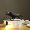 Raven-geïnspireerde hars tafellamp