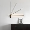 Metalen Wandlamp in Stokvorm
