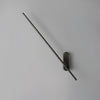 Metalen Wandlamp in Stokvorm
