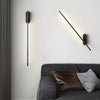 Metalen Wandlamp in Stokvorm