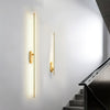 Metalen Wandlamp in Stokvorm