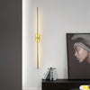 Metalen Wandlamp in Stokvorm