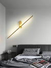 Metalen Wandlamp in Stokvorm