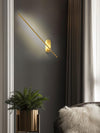 Metalen Wandlamp in Stokvorm