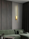 Metalen Wandlamp in Stokvorm