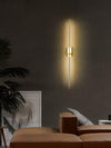 Metalen Wandlamp in Stokvorm