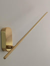 Metalen Wandlamp in Stokvorm