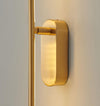 Metalen Wandlamp in Stokvorm