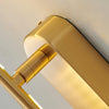 Metalen Wandlamp in Stokvorm