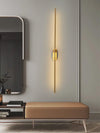 Metalen Wandlamp in Stokvorm