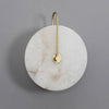 Wandgemonteerde LED-lamp in alabasterafwerking