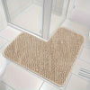 Elegante L-vormige Antislip Hoek Douchematt - Evelyn
