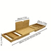 ZenBath Luxe Bamboe Badkuip Caddy