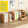 Uittrekbare Bureau Organizer Plank met Lades voor Boeken