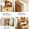 Uittrekbare Bureau Organizer Plank met Lades voor Boeken