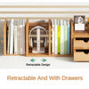Uittrekbare Bureau Organizer Plank met Lades voor Boeken