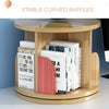 Multifunctionele Draaibare Bureau Boekenkast en Opbergplank