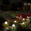 SunLuxe Solar Tuinverlichting - Set van 3 Waterdichte LED Bollen