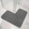 Elegante L-vormige Antislip Hoek Douchematt - Evelyn