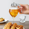 AmberDrop Druppelvrije Honingdispenser – Elegante Ontwerp