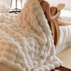 Pluche Nepbont Deken - SnuggleFur Collectie