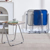 Hedendaagse Acryl Vouw Koffietafel met Metalen Basis