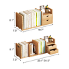 Uittrekbare Bureau Organizer Plank met Lades voor Boeken
